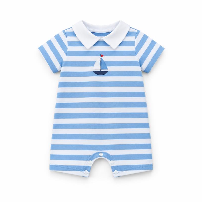 Baby Boy Romper Striped Design