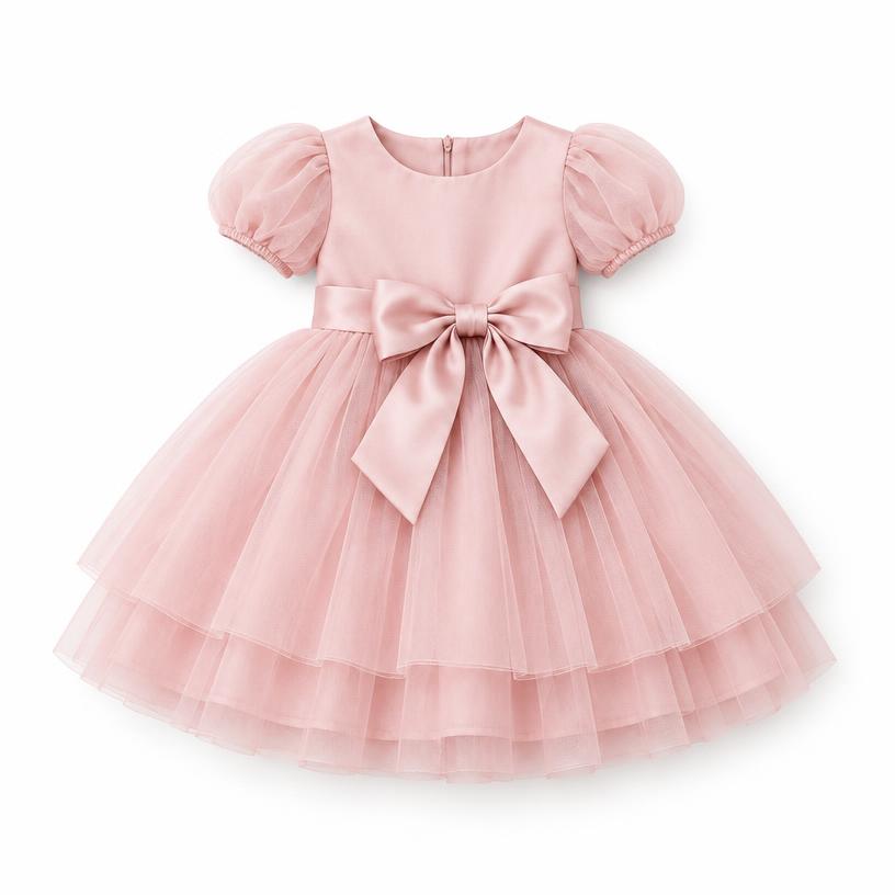 Baby Girl Party Dress with Bow